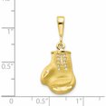 thumbnail image 3 of 10K Yellow Gold Boxing Glove Charm (30 X 13) Made In United States 10c160, 3 of 5