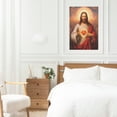 thumbnail image 4 of Aarocafa Unframed Sacred Heart of Jesus Canvas Art -Divine Mercy Christian Wall Decor 8x10"| Christ Jesus Portrait Poster| Fade-Resistant Religious Artwork| Spiritual Home Living Room Bedroom Decor, 4 of 7
