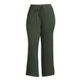 thumbnail image 5 of Terra & Sky Women's Plus Size Knit Pants, 28" Inseam, 5 of 5