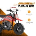 thumbnail image 6 of Arshin Gas Dirt Bike,20 MPH Mini Pit Bike with Off-Road Tires & Disc Brakes,Soft Spring Seat,160 Lbs Max Load(Red), 6 of 8