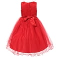 thumbnail image 2 of Richie House Girls' Princess Dress with Mesh and Bow RH1935, 2 of 7