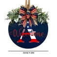 2024 A Z New Surnames Independence Day Front Door Summer Garland Front