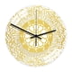 thumbnail image 1 of Reloj de pared islámico acrílico, decoración de pared de caligrafía para el hogar, silencioso, funciona , sin tictac, decoración dorado Baoblaze Reloj de pared, 1 of 7