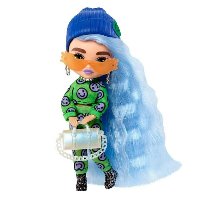 Muñeca Barbie EXTRA Minis Conjunto Verde con Emojis