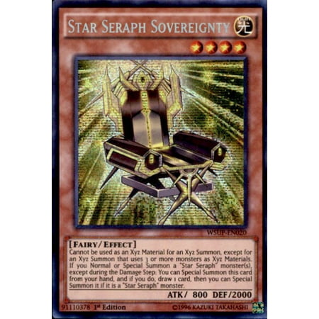 Yugioh World Superstars Star Seraph Sovereignty Wsup En020 Walmart Com