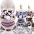 thumbnail image 3 of Pijamas de lana suave y cálida para perros pequeños, ropa de dormir para cachorros, gatos, Chihuahua, Yorkshire, abrigo de disfraz, 3 of 4