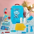 thumbnail image 2 of Syenll Doctor Kit for Toddlers, 17 Pcs Pretend Play Medical Kit with Stethoscope, Pretend Play Toys for Kids Age 3-7 Years Old, 2 of 9