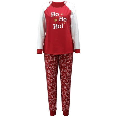 

Family Pajamas Matching Women s Ornament-Print Family Pajama Set (Red) Red Large