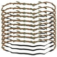 thumbnail image 1 of 10 unidades de diadema tejida, material para hacer coronas y tocados, color marrón, 1 of 7