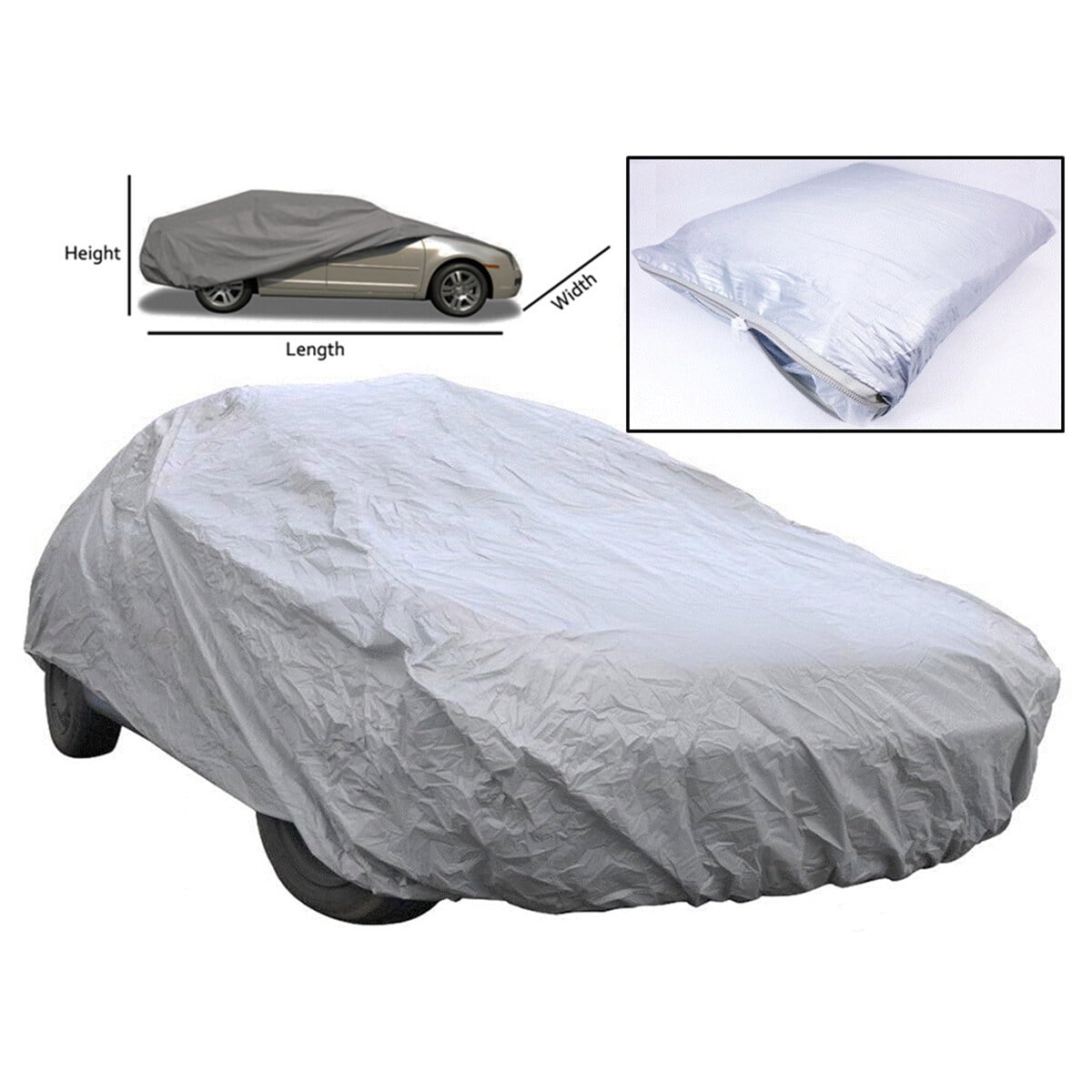 Universal Full Car Cover UV Protection Outdoor Indoor Breathable Size