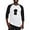 Black/White, variant on CafePress - Poodle Pup (Blk) Baseball Jersey - Cotton Baseball Jersey, 3/4 Raglan Sleeve Shirt