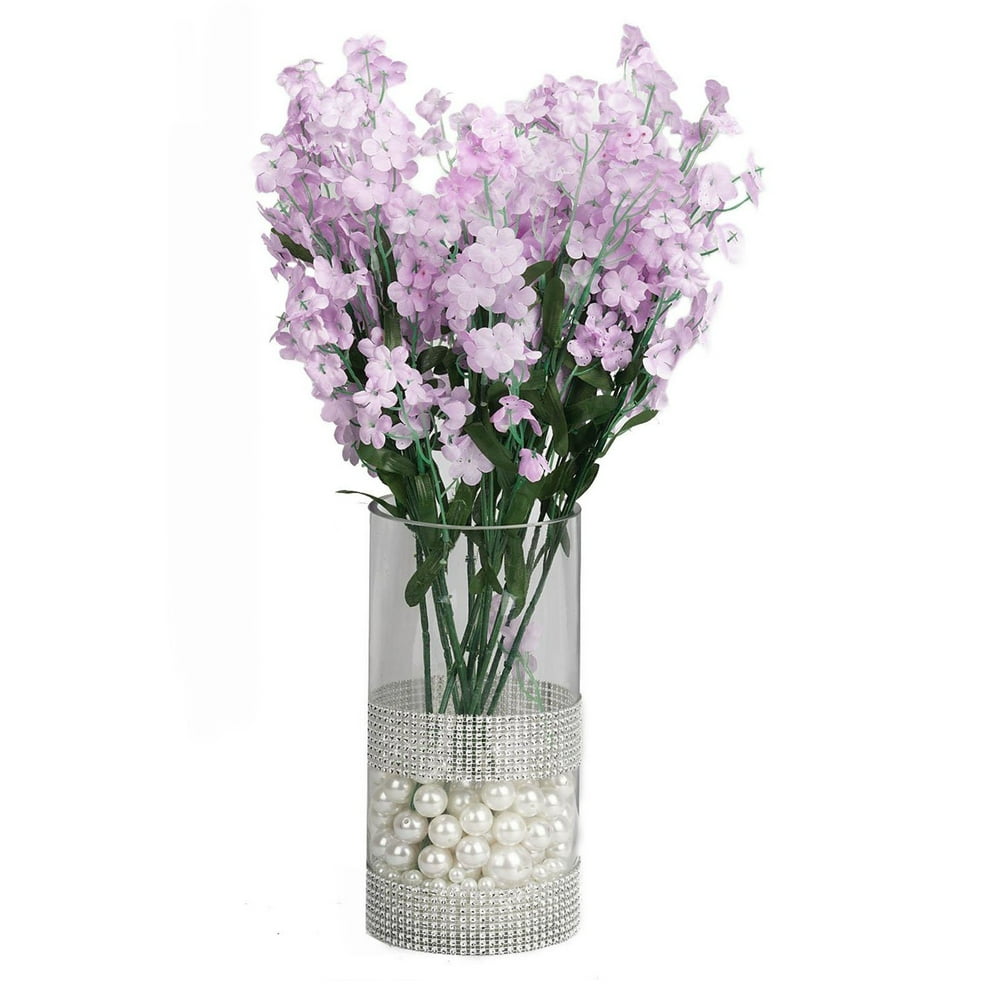 Efavormart 12 bushes BABY BREATH Artificial FILLER FLOWERS for DIY