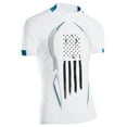 thumbnail image 2 of Biezeib Men Short Sleeve T-Shirt Fashion Print Crew Neck Muscle Fitness Tops Summer Sports Casual Slim Fit Shirts, 2 of 6