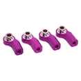 thumbnail image 3 of Embout de Tige Coudée RC, Direction en Acier Allié d'Aluminium pour Axial SCX10, Modèle de Voiture 1/10, Léger et, Améliore la Performance de Direction, Pièces de Rechange pour Voitures RC, 20mm de Long, 3 of 7
