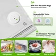 thumbnail image 4 of COZII Food Saver Vacuum Sealer Machine with 30 Bags, Preserve Compact Vacuum Sealer with Visible Water Tank, Handheld Portable, 60KPa Powerful suctio, 4 of 8