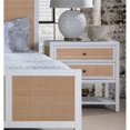 thumbnail image 3 of Morada White Woven Wood Night Stand, 3 of 3