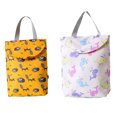 thumbnail image 1 of Laklulu - Bolsa de pañales de tela reutilizable para colgar, húmeda y seca, bolsa para natación, bolsa para yoga y gimnasio (paquete de 2, diferentes tamaños), 1 of 5