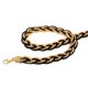 thumbnail image 3 of Cinturón de vestir elegante tejido de metal para mujer, dorado, 115 cm, 3 of 5