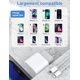 thumbnail image 3 of Cargador rápido de 20W para iPhone USB C Chzrgeur Apple 14 Plus (76,69*45,7*24,2 mm), 13 Pro Max, 12, 11, 8, X, XS, XR, SE Cargador rápido Cable de carga rápida tipo C Cable de recarga Rcmcharge, 3 of 4