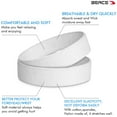 thumbnail image 2 of Sweatbands Sports Headband for Men & Women - Moisture Wicking Athletic Cotton Terry Cloth Sweatband for Tennis, Basketball, Running, Gym, Working OutWhite, 2 of 7