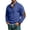 Royal Blue, variant on Delconic Mens Corduroy Henley Pullover Long Sleeve Shirt Ribbed Knit Mock Neck Button Placket Casual Regular Fit Top Army Green L