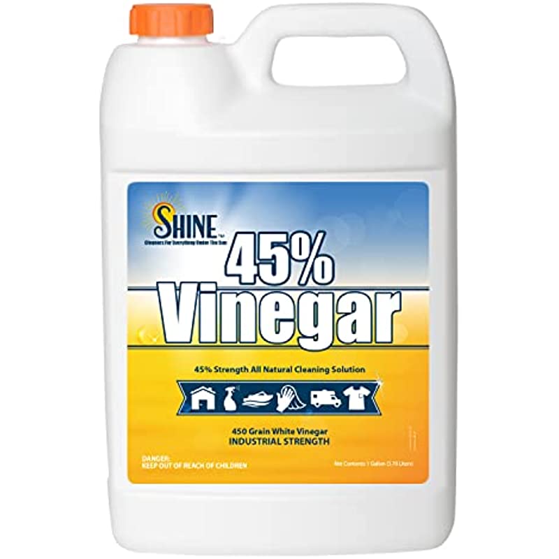 45 Concentrated White Vinegar Makes 9 Gallons of Finished Solution