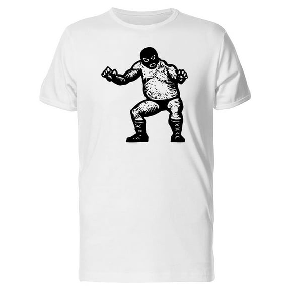 Sketch Of Pro Wrestler Tee Men's -Image by Shutterstock