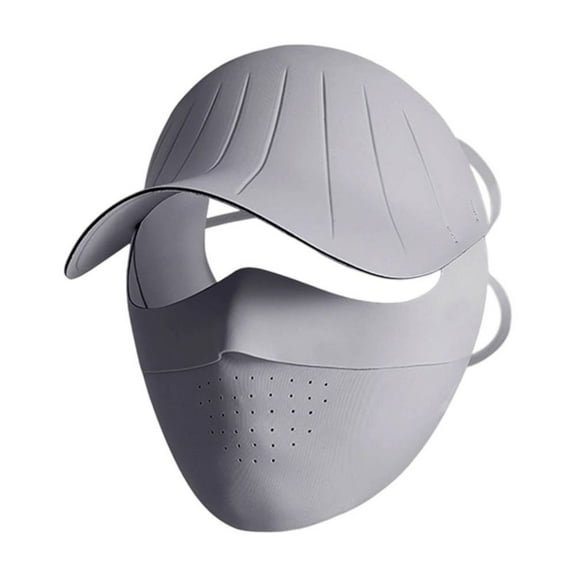 BAMILL sun protection breathable sun hat for outdoor sports summer ice silk face Deep gray