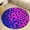 Flannel-1, variant on Colorful Paw Prints Round Area Rugs for Bedroom Living Room, 3FT Soft Indoor Circle Carpets, Carpet Home Decor Floor Mat