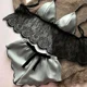 thumbnail image 2 of Conjunto de pijama Sexy para mujer, ropa interior de satén de seda, Tops cortos, sujetador y pantalones cortos, con cuello en V, sin mangas, novedad, 2 of 5