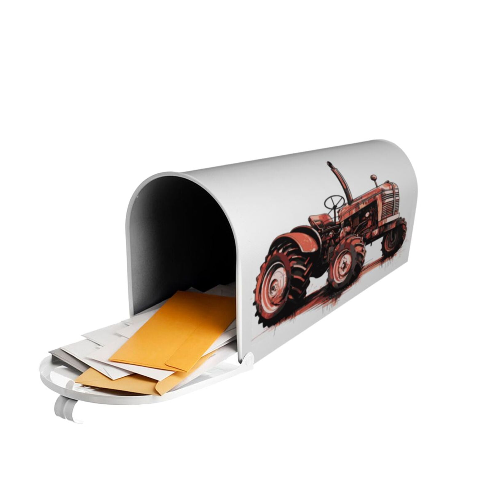 Logiee Farm Tractor Print Post Letter Box Wrap Decor, Mailbox Cover Suitable for Standard Mailbox and Large Size Mailbox,Outdoor Yard Decoration-21x18 in
