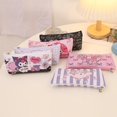 thumbnail image 3 of Sanrio-estuche de lápices impermeable de Pu, Cinnamoroll, Hello Kitty, Kuromi Melody, dibujos animados, bolsa para bolígrafos, regalos de apertura de guardería, juguetes para niños, 3 of 4