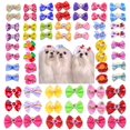 thumbnail image 3 of 50 Uds. Banda elástica para el pelo con lazo para mascotas-HA014 colores mezclados Ormromra CPB-US-ZMR01, 3 of 5