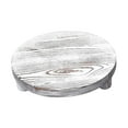 thumbnail image 3 of Pedestal de madera con bandeja de pedestal de madera, diámetro 25,4 cm, redondo, para baño, decoración del hogar. blanco, 3 of 9