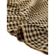 thumbnail image 5 of INSPIRE CHIC Vestido Mini de Cuadros Gingham con Cuello Peter Pan Rizado de los Años 60 XL Marrón Oscuro, 5 of 6