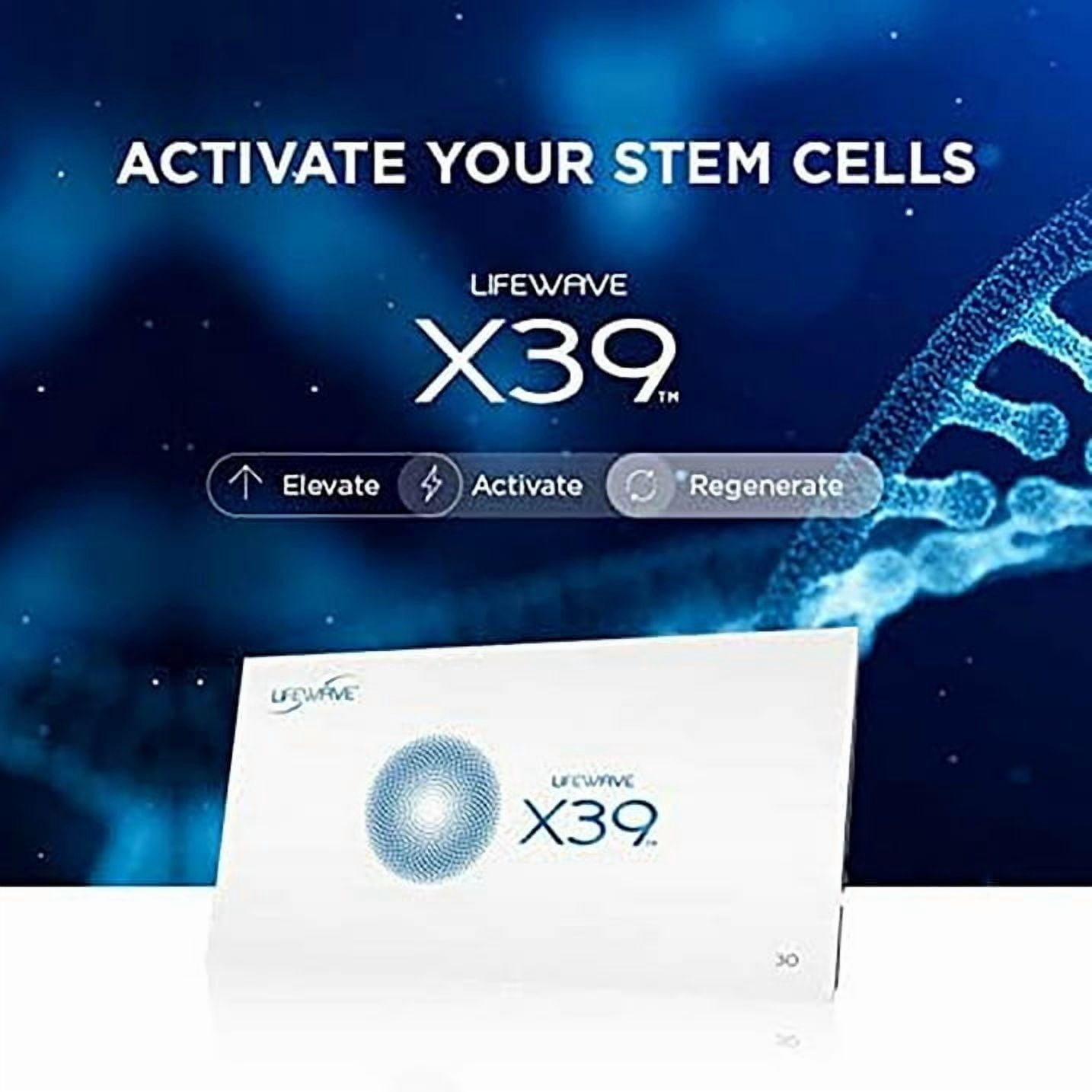 LifeWave X39 Stem Cell T-herapy, Activate, R-egenerate ! 30