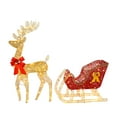 thumbnail image 2 of EasingRoom  Decoration LED Lights 4FT Christmas Lighted Reindeer Artificial Christmas DÃ©cor, 2 of 10