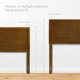 thumbnail image 3 of Modway Marlee Twin Wood Platform Bed With Splayed Legs in Walnut, 3 of 13