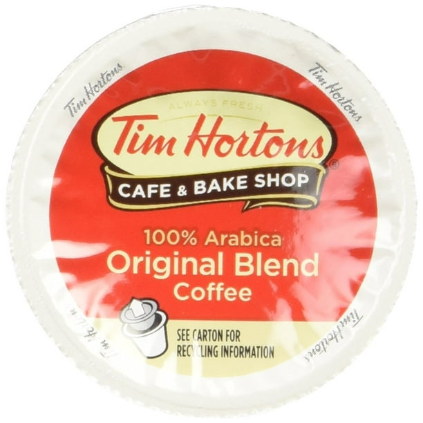 Tim Hortons Single Serve Coffee Cups, Regular (24 Count) (8.89oz