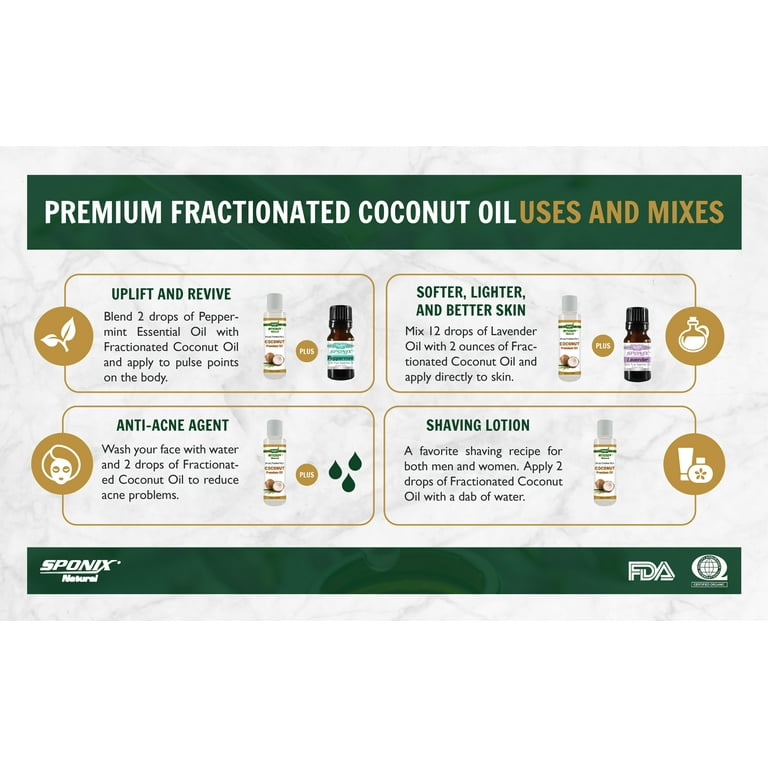 Fractionated Coconut Oil Uses
