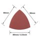 thumbnail image 3 of Papel de lija triangular con gancho y bucle de 60 piezas, apto para lijado multiherramienta oscilante de 3-1/8 pulgadas Pa, 3 of 5