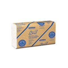 SCOTT SCOTTFOLD Towels, 9 2/5 x 12 2/5, White, 175 Towels/Pack, 25 Packs/Carton