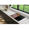 thumbnail image 3 of Bocchi 1633-020-0132 Baveno 27" Undermount Single Basin Fireclay Kitchen Sink - Matte Dark, 3 of 7