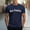 Dark Blue, variant on Men's Shirts Pink Big and Tall Big & Tall Vintage Tee Soft Los Angeles California Short Sleeve Men's Tops