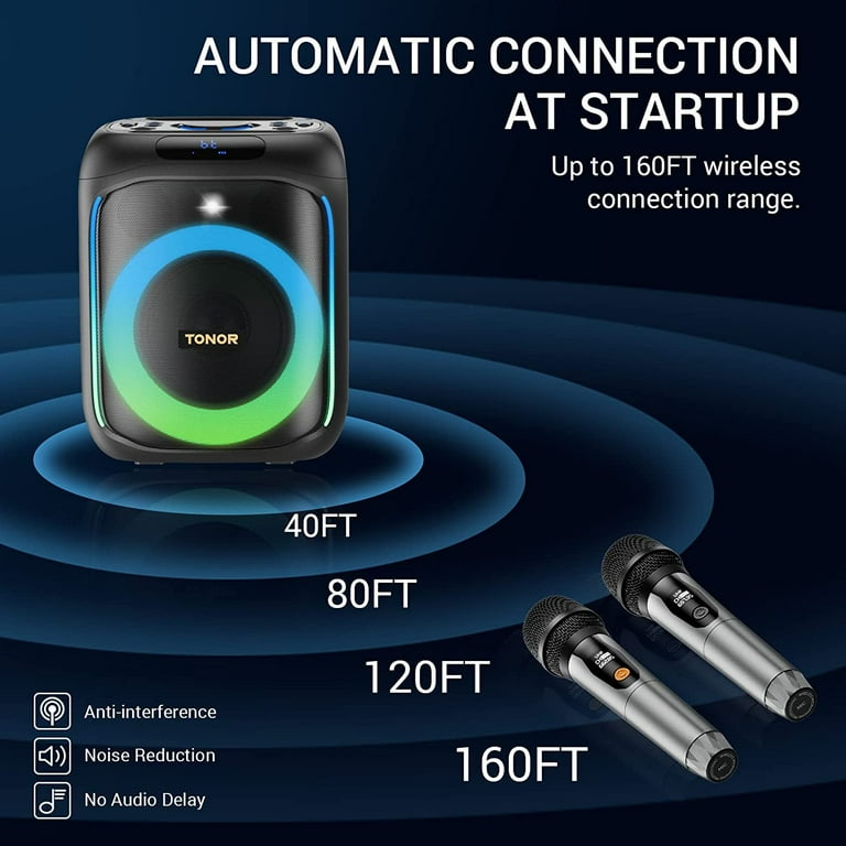 TONOR Karaoke Machine for Adults Kids Portable Singing PA