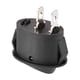 thumbnail image 4 of Interruptor de palanca de barco Uxcell AC250V/6A 125V/10A para barco, coche, marina, plástico negro 2 piezas, 4 of 4