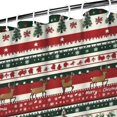 thumbnail image 3 of Red Christmas Deer and Tree Pattern Shower Curtain 72"x72" ,Bathroom Decorative Shower Curtains Set with 12 Hooks,Modern Waterproof Washable Shower Curtain, 3 of 6