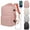White, variant on Large Travel Backpack for Women and Men, Carry On Backpack with USB Charging Port, 15.6inch Laptop Backpack Flight Approved, Waterproof Casual Daypack College Bookbag, Pink