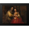 thumbnail image 2 of Rembrandt 18x14 Black Modern Framed Museum Art Print Titled - The Jewish Bride, 2 of 5