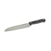 GoodCook 7" High-Carbon Stainless Steel Full-Tang Santoku Knife, Silver/Black